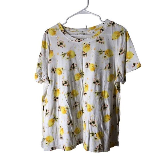 Meadow Rue by Anthropologie Lemon Top - Picture 1 of 10